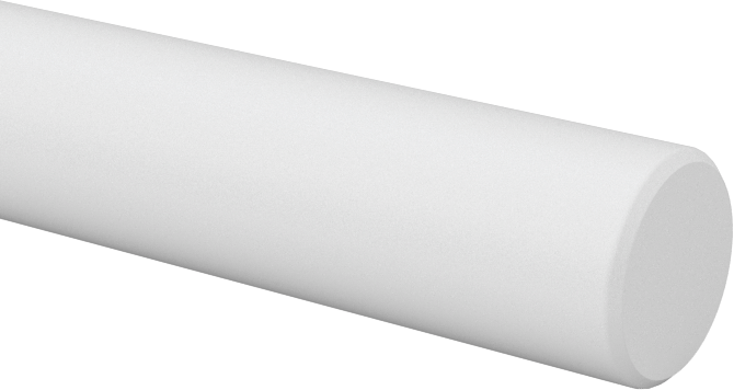 Şekillendirmesi Kolay Polistiren Çubuk, 1/4" Çap, 8 Fit Uzunluk