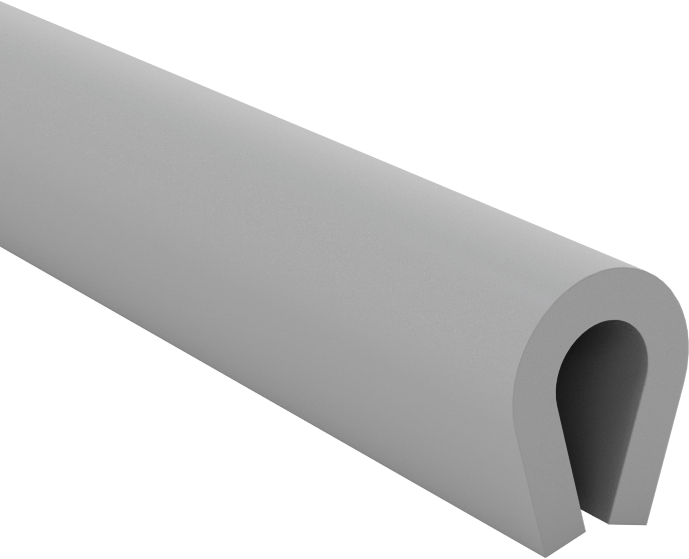 Plastik Kenar Çıtası, 1/8“ Genişlik x 1/4” İç Yükseklik