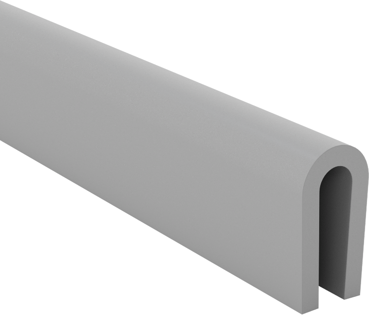 Plastik Kenar Çıtası, 1/8“ Genişlik x 7/16” İç Yükseklik