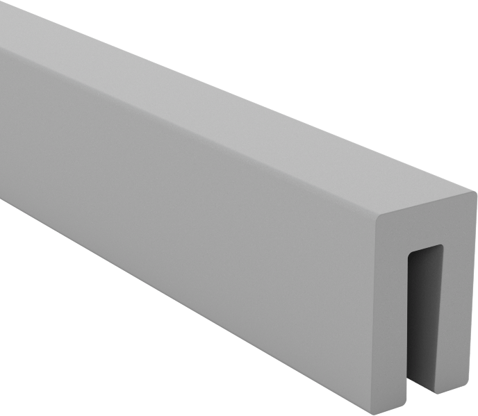 Plastik Kenar Çıtası, 1/16“ Genişlik x 7/32” İç Yükseklik