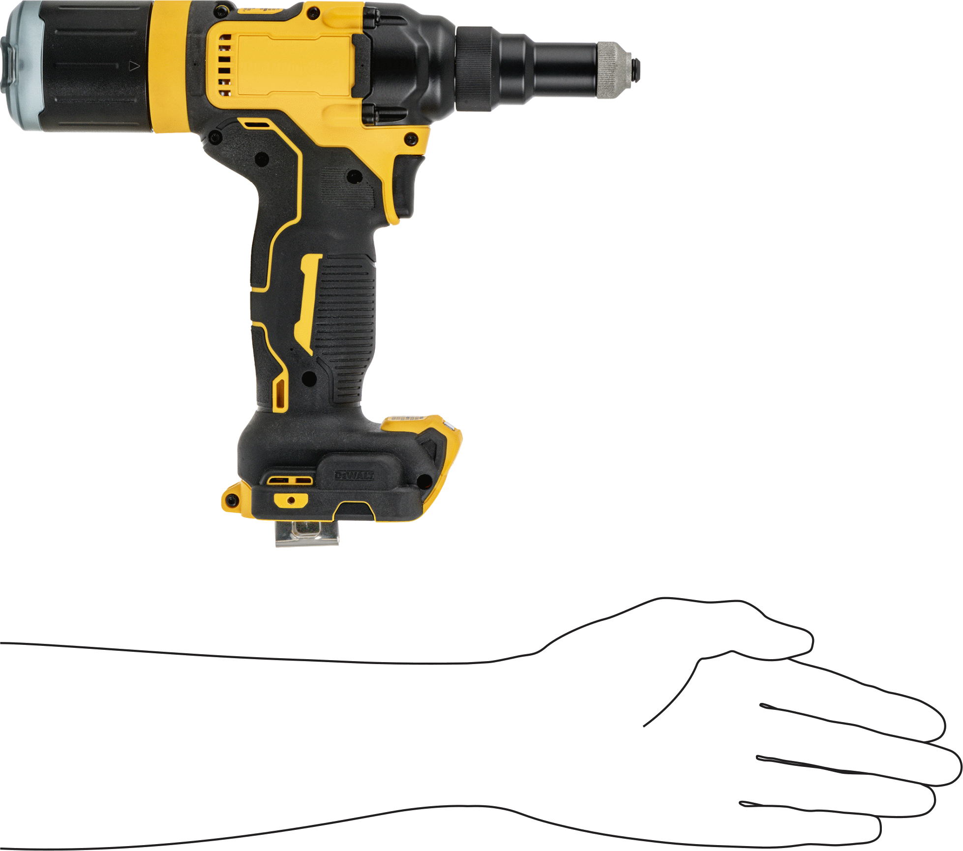 DeWalt DCF403 Kör Perçinler için Akülü Alet