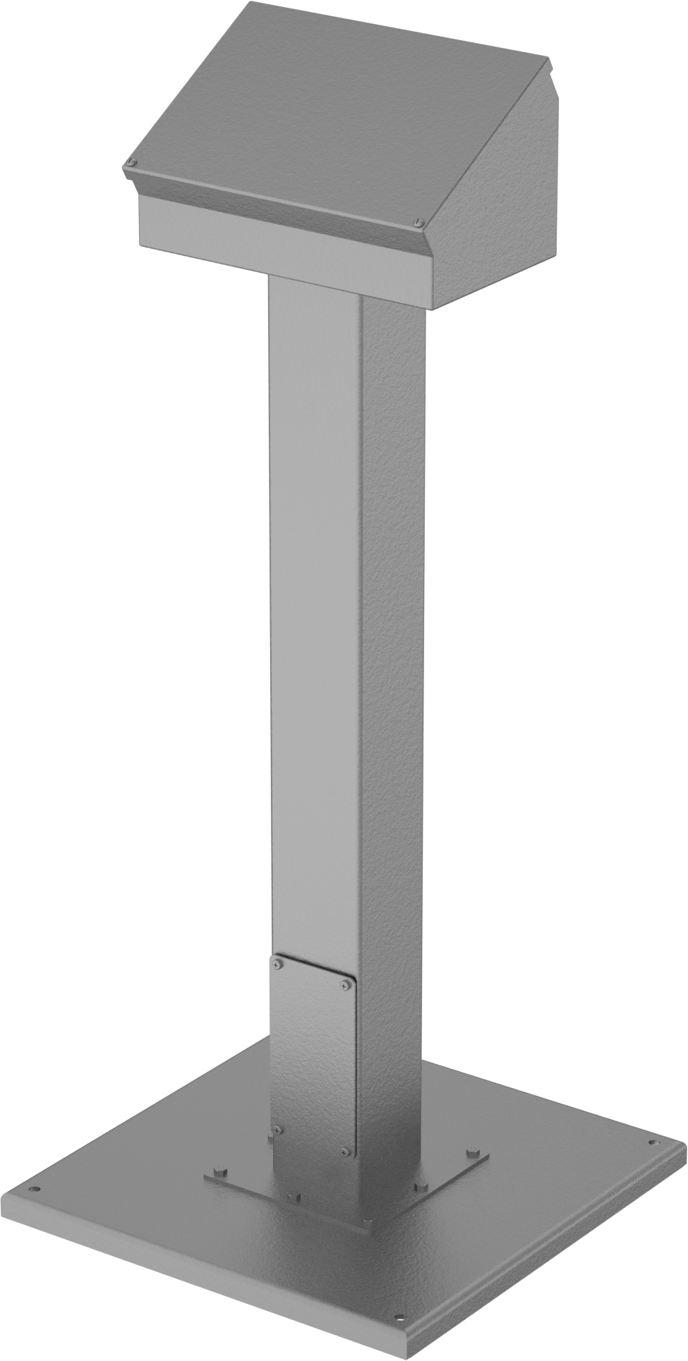 Straight Pedestal with Base and

Enclosure