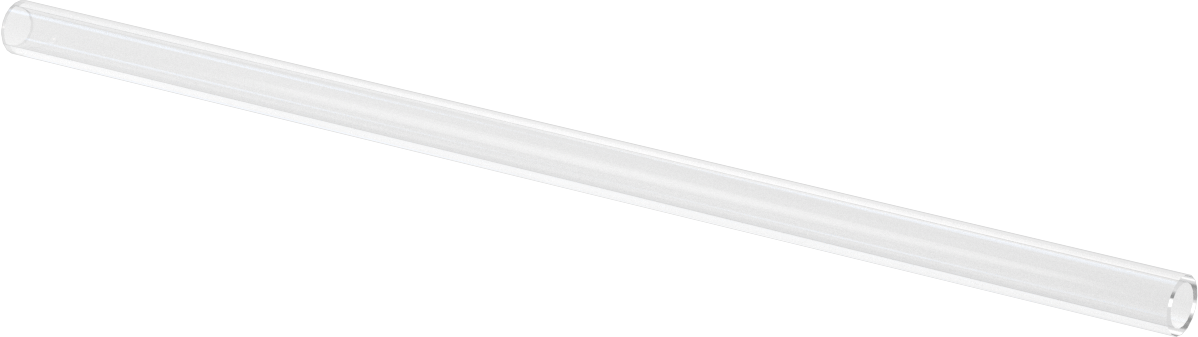 Borosilikat Cam Tüp, 1/2" OD, 0.38" ID, 12" Uzunluk