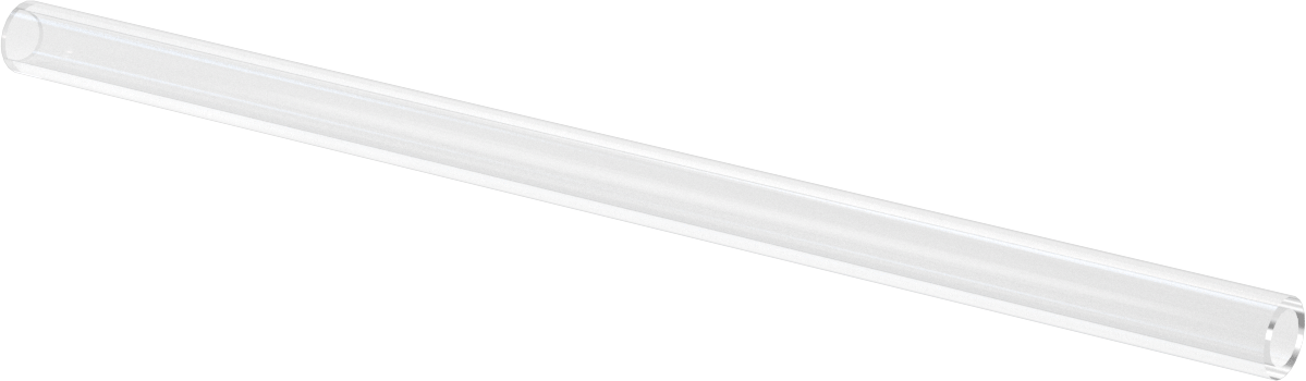 Borosilikat Cam Tüp, 5/8" OD, 0.44" ID, 12" Uzunluk