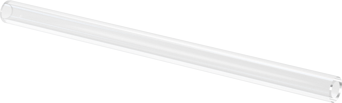 Borosilikat Cam Tüp, 3/4" OD, 1/2" ID, 12" Uzunluk