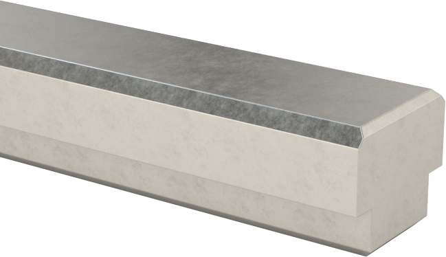Step Makine Anahtar Stoku, Dişliler için, 18-8 Paslanmaz Çelik, 1/8“ Genişlik x 1/16” Yükseklik Mil Oluklu için