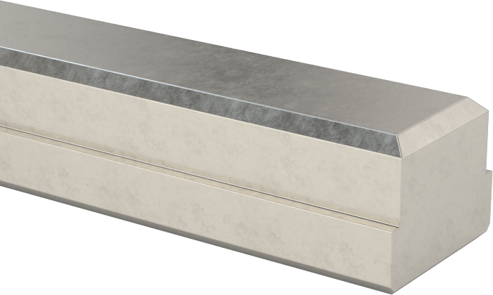 Step Makine Anahtar Stoku, Şaftlar için, 18-8 Paslanmaz Çelik, 7/16“ genişlik x 5/32” yükseklik şaft oluğu için