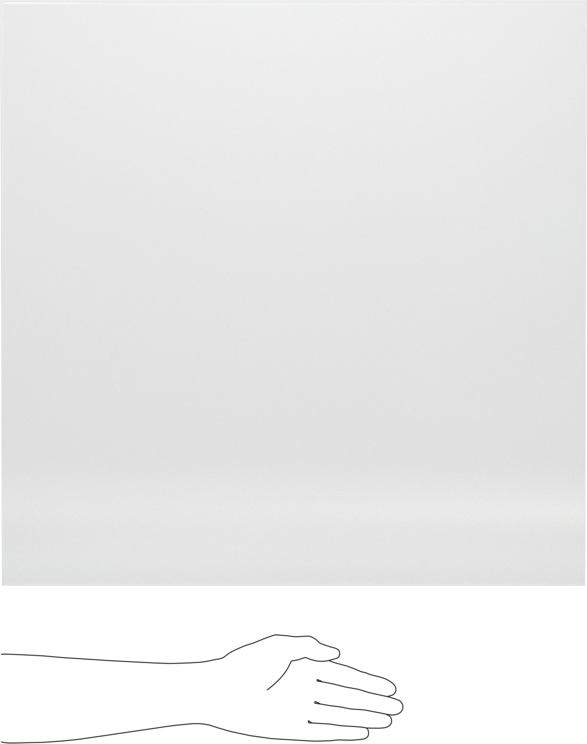 Yüksek Saflık Yüksek Sıcaklık Silikon Kauçuk Levha, 24" x 24", 0,060" Kalınlık, 55A Durometre