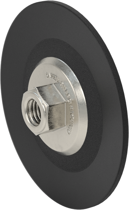Kavisli Yüzeyli Açılı Taşlama Makinesi Tekerleği - Metallerde Kullanım, Esnek, 4-1/2" Çap, 5/8"-11 Mil Deliği, 36 Kum