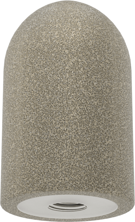 Düz Taşlayıcılar için Taşlama Konisi, Çelik/Paslanmaz Çelik için, 3/8"-24 Mil Deliği, 2-1/2" Uzun Başlık, Mermi