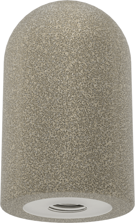 Düz Taşlayıcılar için Taşlama Konisi, Çelik/Paslanmaz Çelik için, 3/8"-24 Delik Boyutu, 2-1/2" Baş Uzunluğu, Fıçı
