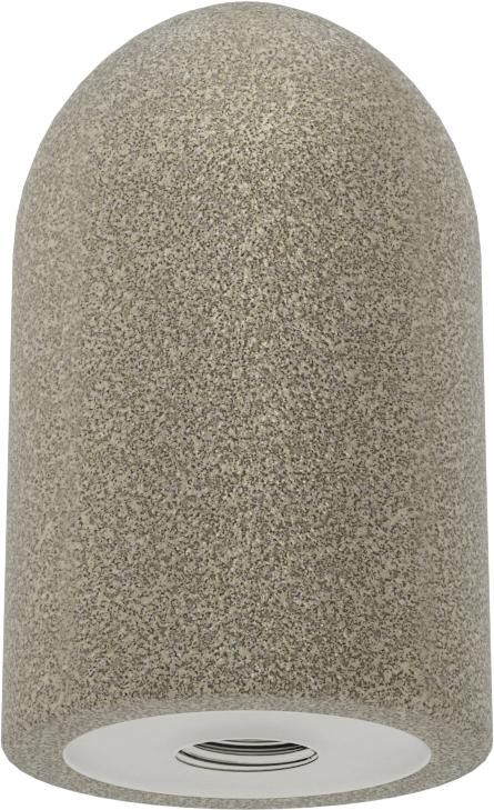 Düz Taşlayıcılar için Taşlama Konisi, Çelik için, 3/8"-24 Mil Deliği Boyutu, 2-1/2" Uzun Başlık, Mermi