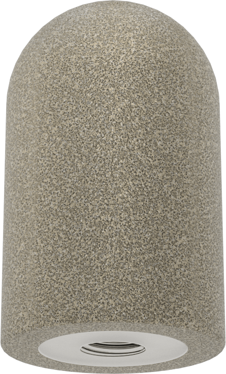 Düz Taşlayıcılar için Taşlama Konisi, Çelik için, 3/8"-24 Mil Deliği Boyutu, 2-1/2" Uzun Başlık, Fıçı
