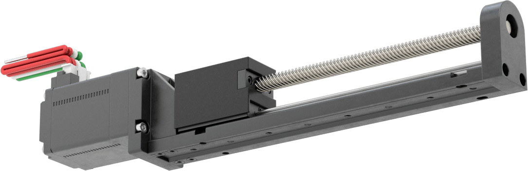 Konumlandırma Kaydırmalı Step Motor, 4" Strok Uzunluğu, 0,3 inç/Saniye Maksimum Hız