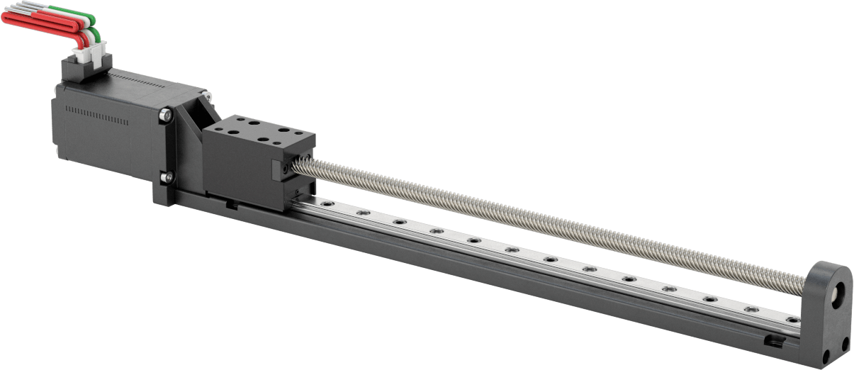 Konumlandırma Kaydırmalı Step Motor, 8" Strok Uzunluğu, 0,3 inç/Saniye Maksimum Hız