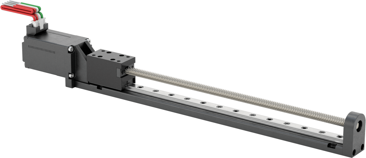 Konumlandırma Kaydırmalı Step Motor, 8" Strok Uzunluğu, 1,4 inç/sn Maksimum Hız
