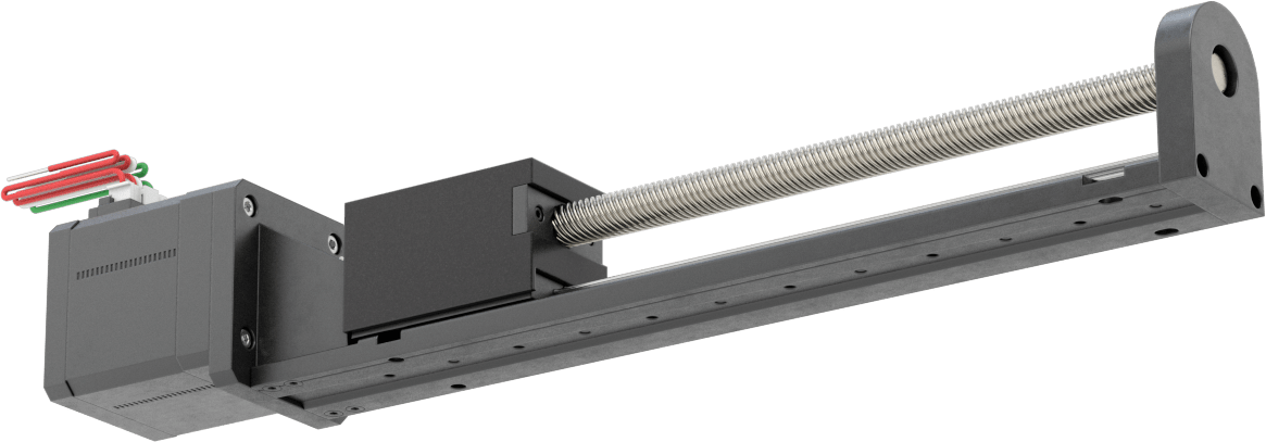 Konumlandırma Kaydırmalı Step Motor, 6" Strok Uzunluğu, 0,4 inç/sn Maksimum Hız