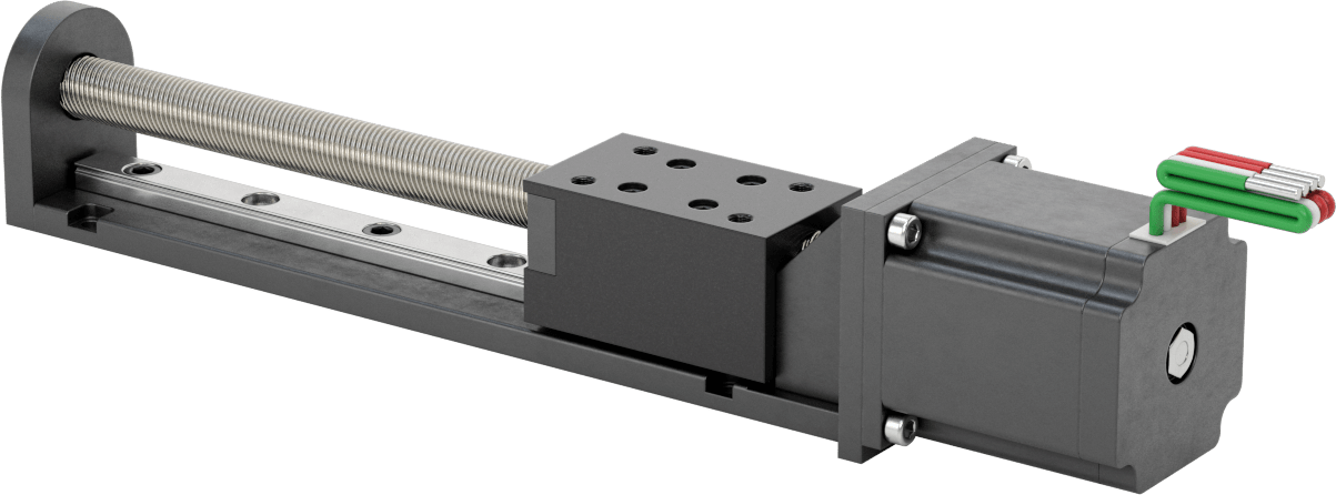 Konumlandırma Kaydırmalı Step Motor, 6" Strok Uzunluğu, 0,6 inç/Saniye Maksimum Hız