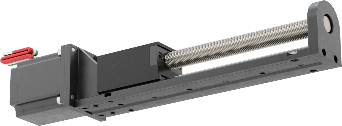 Konumlandırma Kaydırmalı Step Motor, 6" Strok Uzunluğu, 0,6 inç/Saniye Maksimum Hız