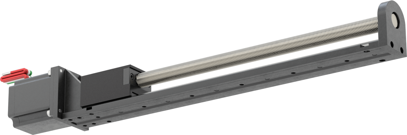 Konumlandırma Kaydırmalı Step Motor, 12" Strok Uzunluğu, 2,9 inç/Saniye Maksimum Hız