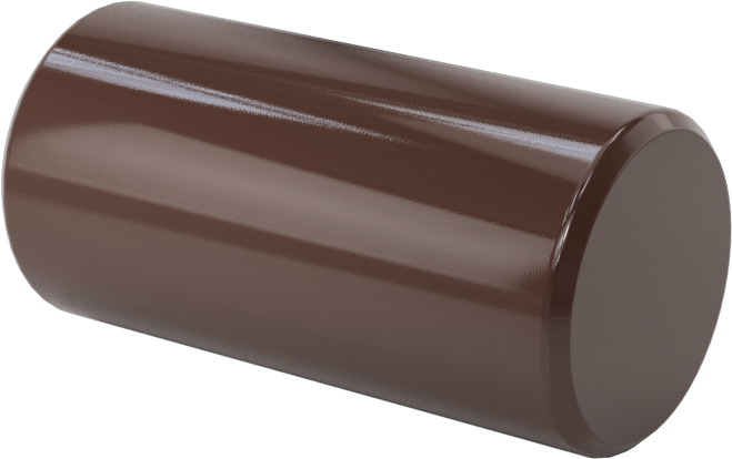 Yüksek Mukavemetli Vespel® Poliimid, 1/2" Çap