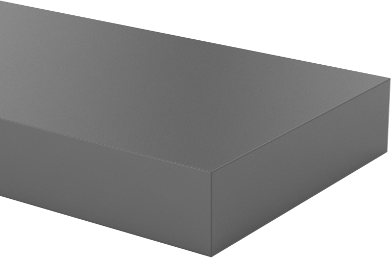 Kimyasallara Dayanıklı PVC Çubuk, 1/2" Kalınlık, 2 inç Genişlik