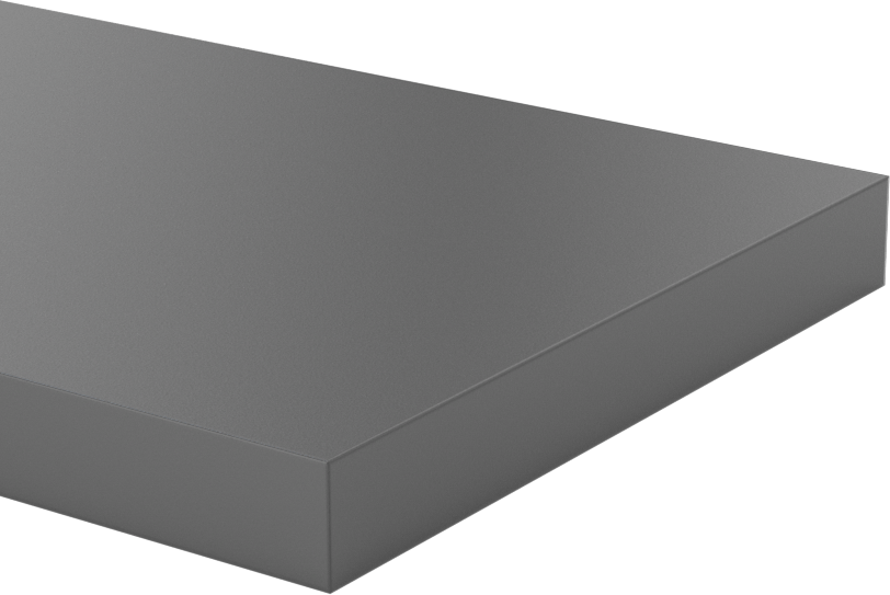 Kimyasallara Dayanıklı PVC Çubuk, 3/8" Kalınlık, 3" Genişlik