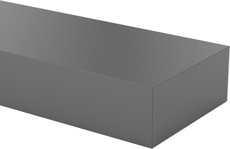 Kimyasallara Dayanıklı PVC Çubuk, 1-1/4" Kalınlık, 3" Genişlik
