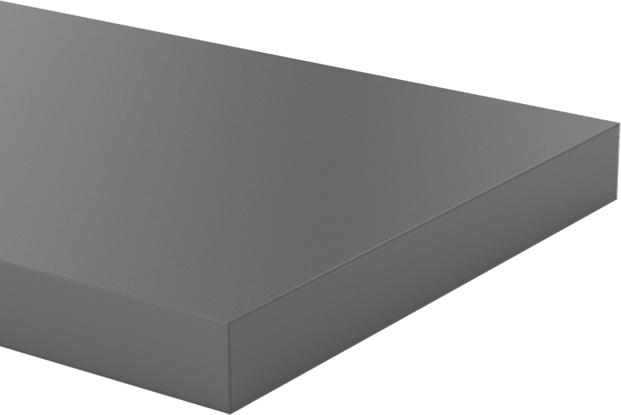 Kimyasallara Dayanıklı PVC Çubuk, 1/2" Kalınlık, 4" Genişlik