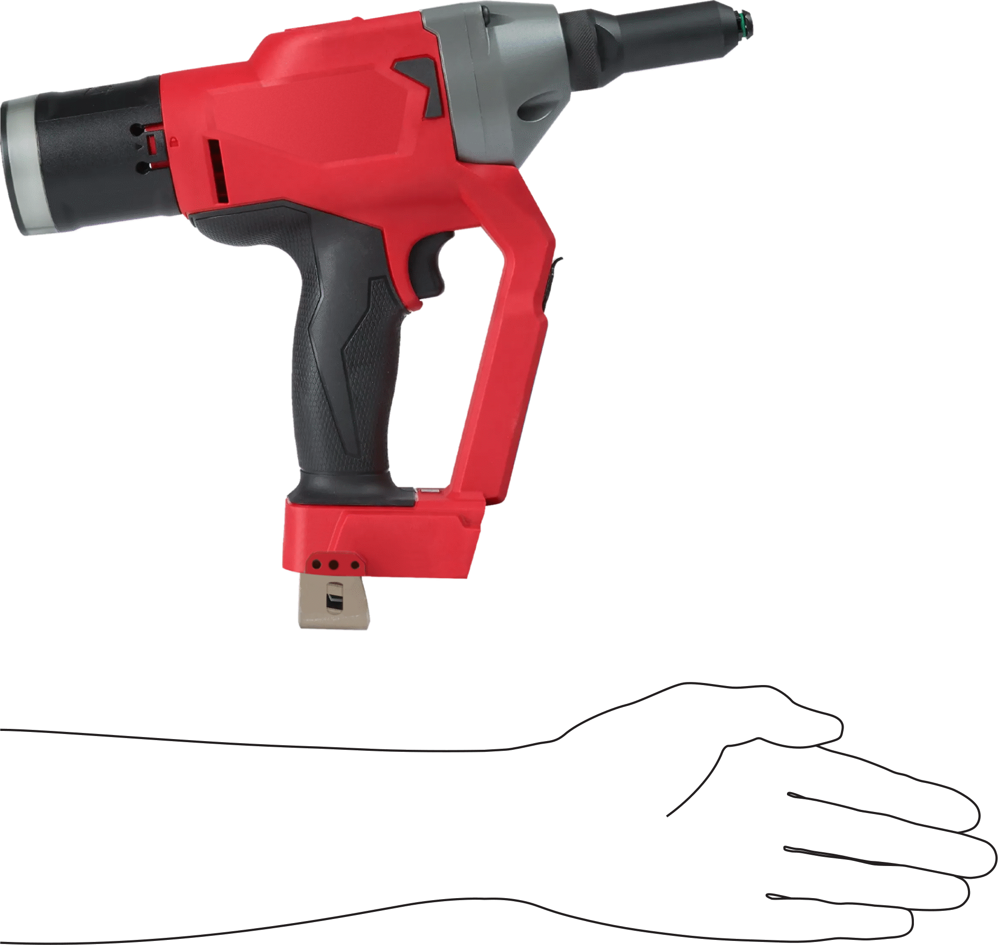 Milwaukee M18 Kör Perçinler için Akülü Alet