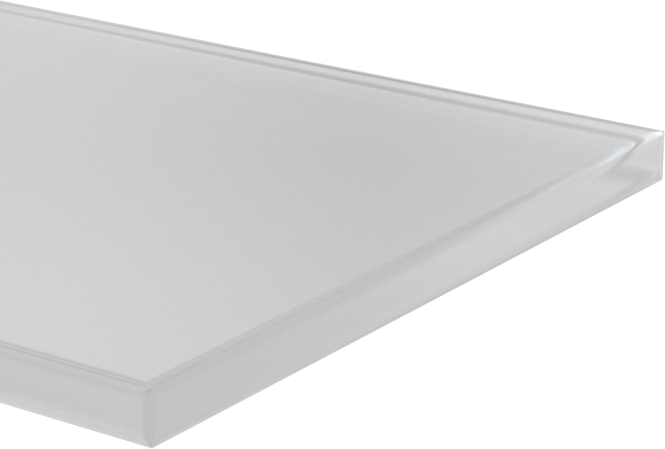 Polipropilen Levha, 6" x 12" x 3/8", Opak Beyaz