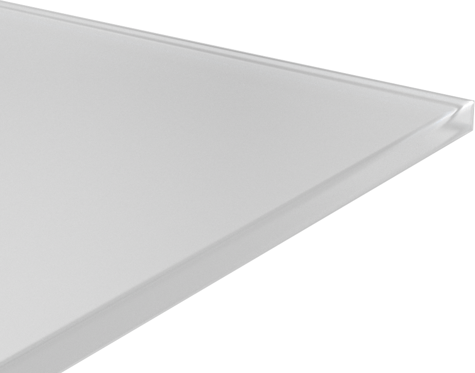 Polipropilen Levha, 12" x 12" x 3/8", Opak Beyaz