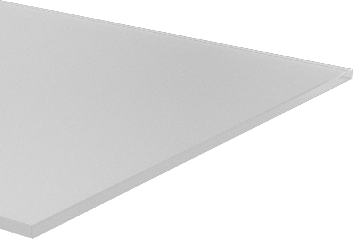 Polipropilen Levha, 12" x 24" x 1/4", Opak Beyaz