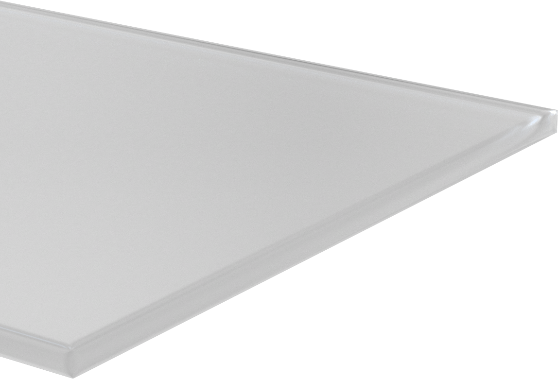 Polipropilen Levha, 12" x 24" x 3/8", Opak Beyaz