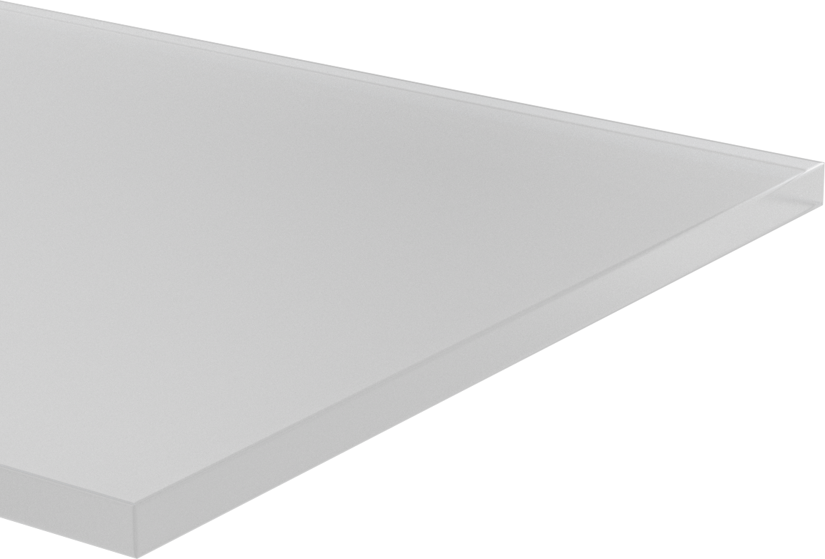 Polipropilen Levha, 12" x 36" x 1/2", Opak Beyaz