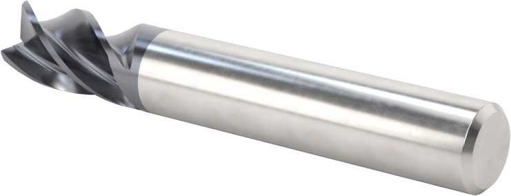 Hızlı Kesim Karbür Uçlu Freze, Ramping ve Plunging için, Kare, 5/16" Freze Çapı, 1/2" Uzunlukta Kesim