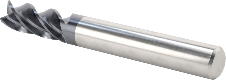 Hızlı Kesim Karbür Uçlu Freze, Ramping ve Plunging için, Kare, 5/16" Freze Çapı, 3/4" Uzun Kesim