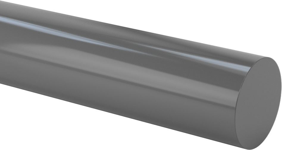 Kimyasallara Dayanıklı PVC Çubuk, 1-3/8" Çap