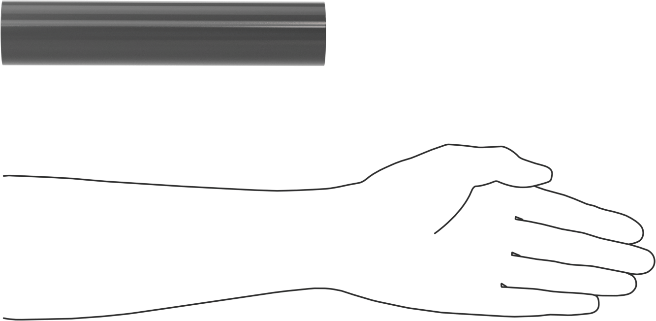 Kimyasallara Dayanıklı PVC Çubuk, 1-5/8" Çap