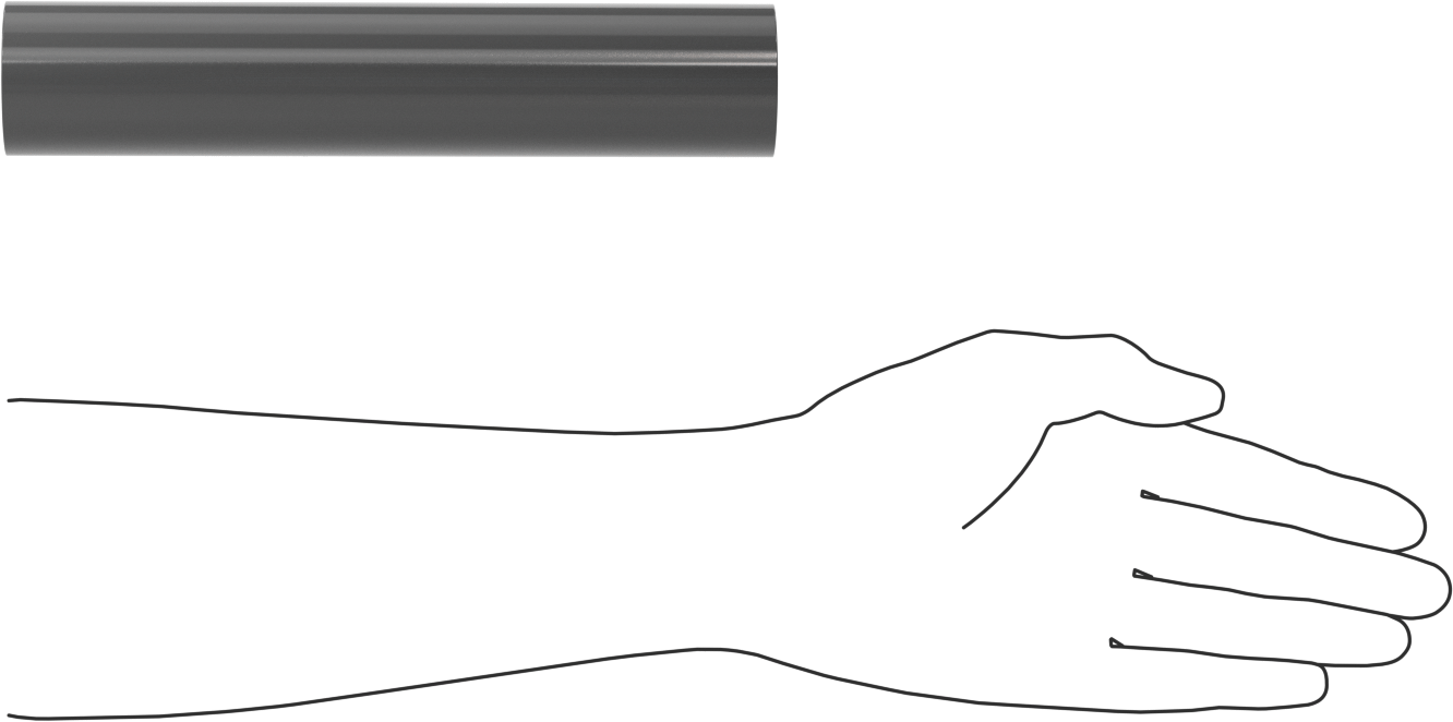 Kimyasallara Dayanıklı PVC Çubuk, 1-3/4" Çap