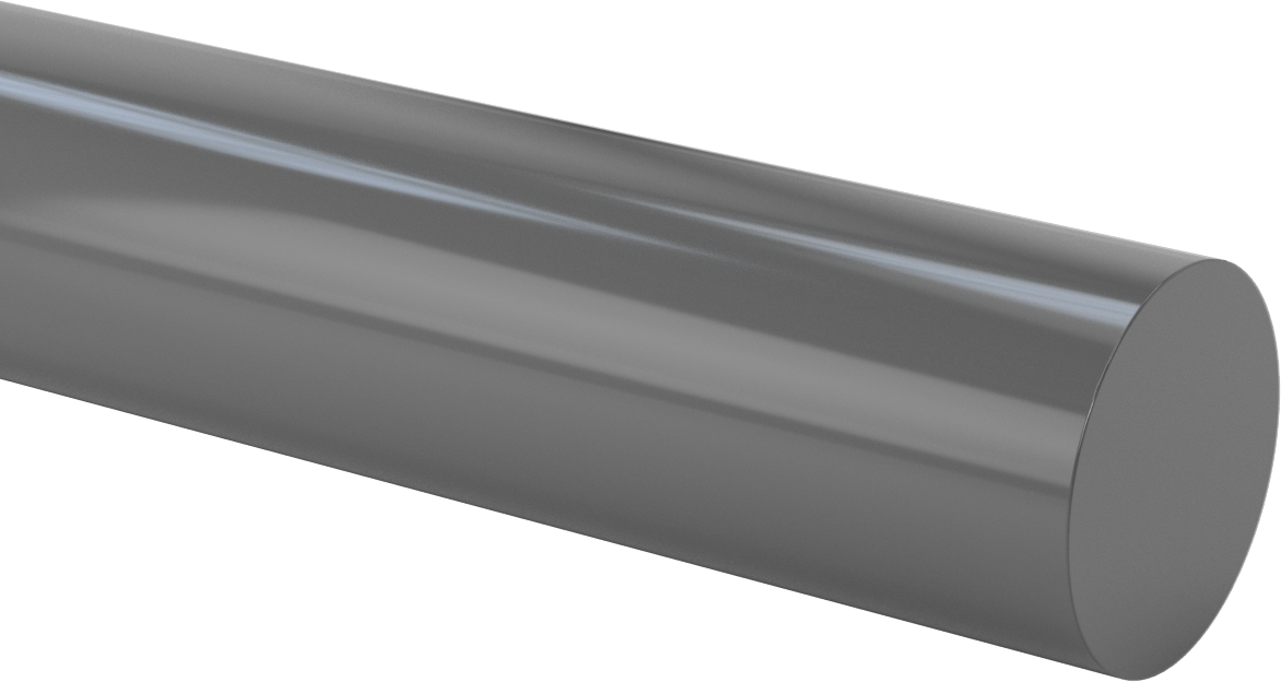 Kimyasallara Dayanıklı PVC Çubuk, 2-7/8" Çap