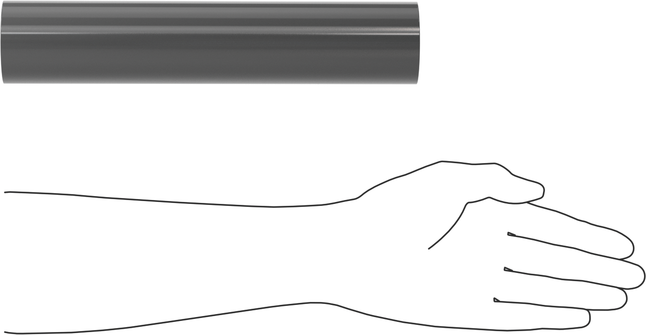 Kimyasallara Dayanıklı PVC Çubuk, 2-1/8" Çap