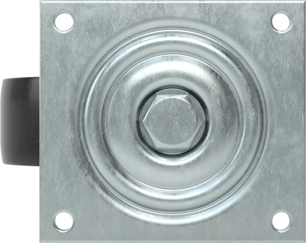 5-1/2“ x 5” Plakalı Yüksek Kapasiteli Spartan Tekerlek, Sızdırmaz Rulmanlı ve 5 inç Çapında Naylon Tekerlekli Döner Tekerlek