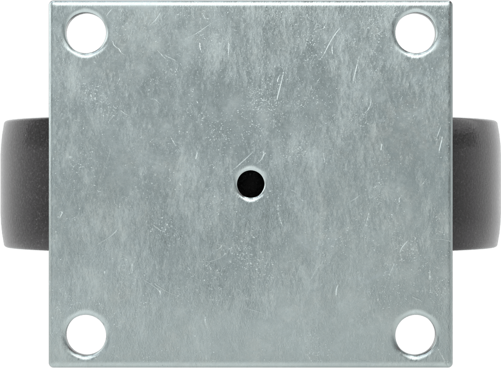 5-1/2“ x 5” Plakalı Yüksek Kapasiteli Spartan Tekerlek, 8 inç Çapında Naylon Tekerlekli Sert