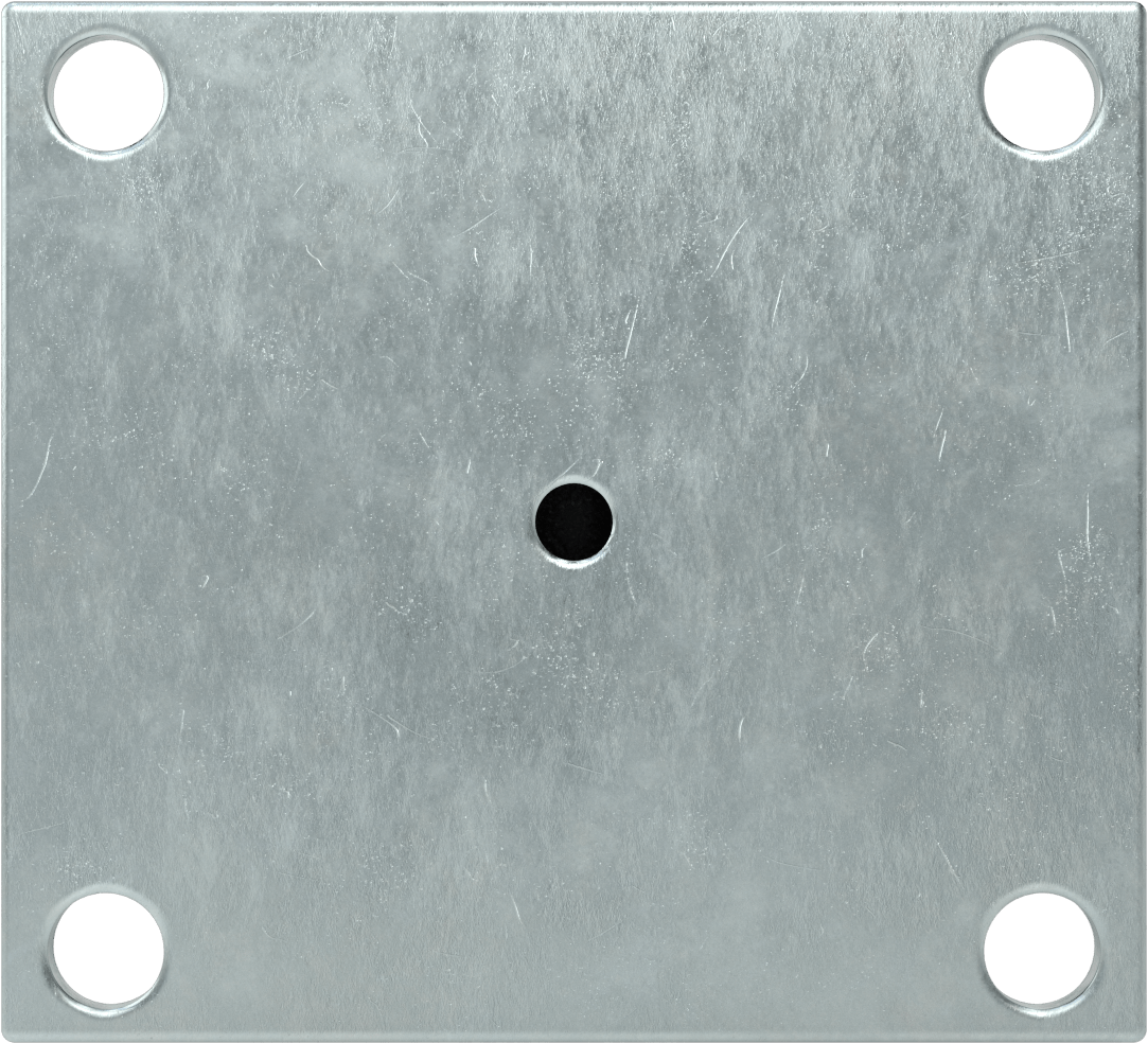 5-1/2“ x 5” Plakalı Yüksek Kapasiteli Spartan Tekerlek, 5" Çapında Fenolik Tekerlekli Sert