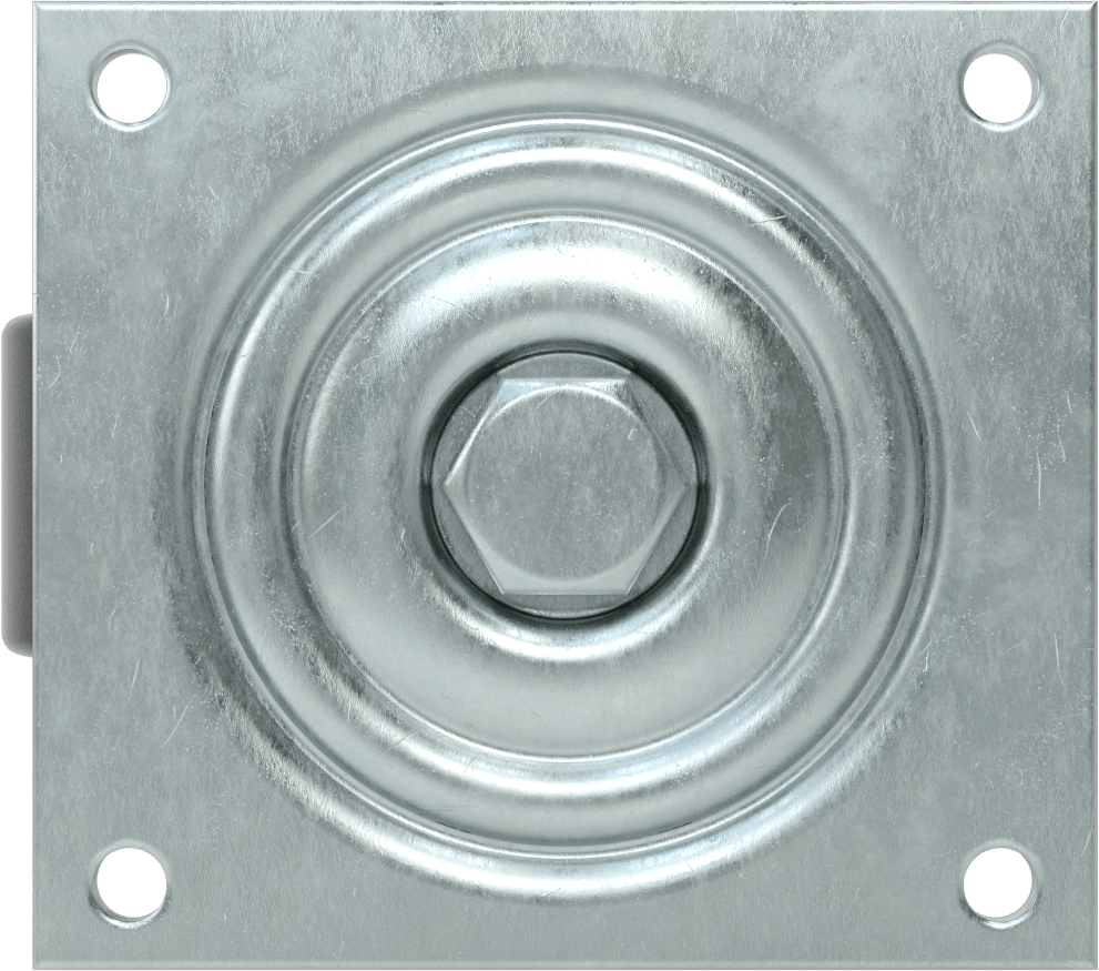 5-1/2“ x 5” Plakalı Yüksek Kapasiteli Spartan Tekerlek, Açık Rulmanlı ve 4 inç Çapında Fenolik Tekerlekli Döner Tekerlek