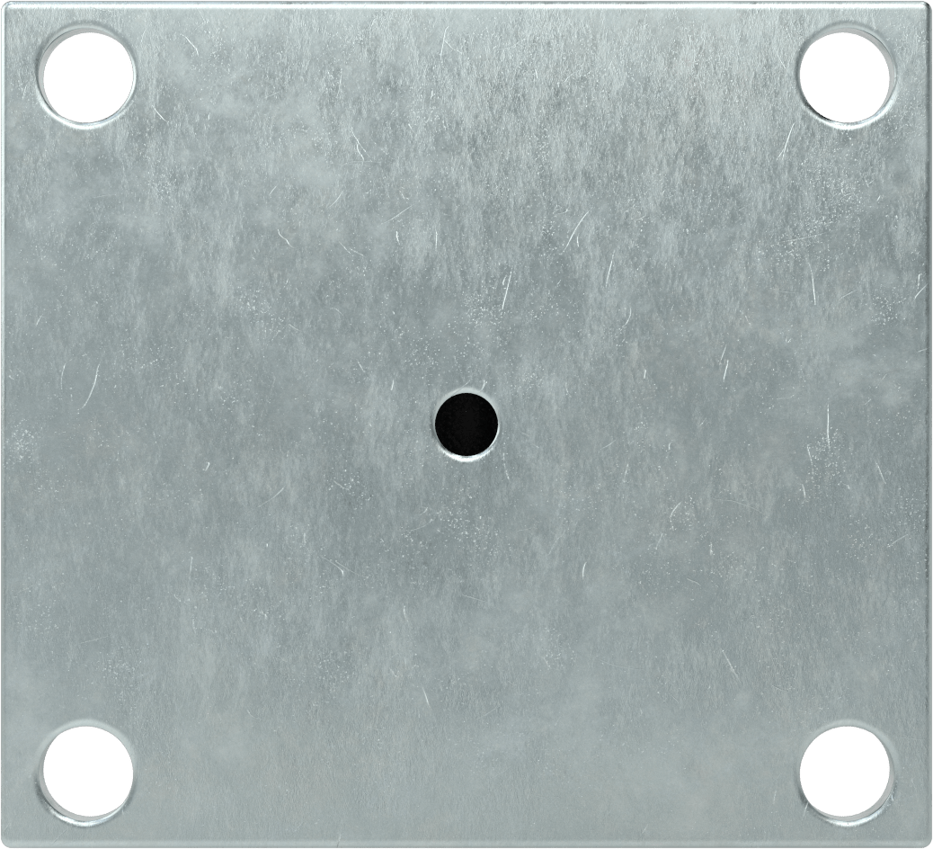 5-1/2“ x 5” Plakalı Yüksek Kapasiteli Spartan Tekerlek, 4" Çapında Fenolik Tekerlekli Sert