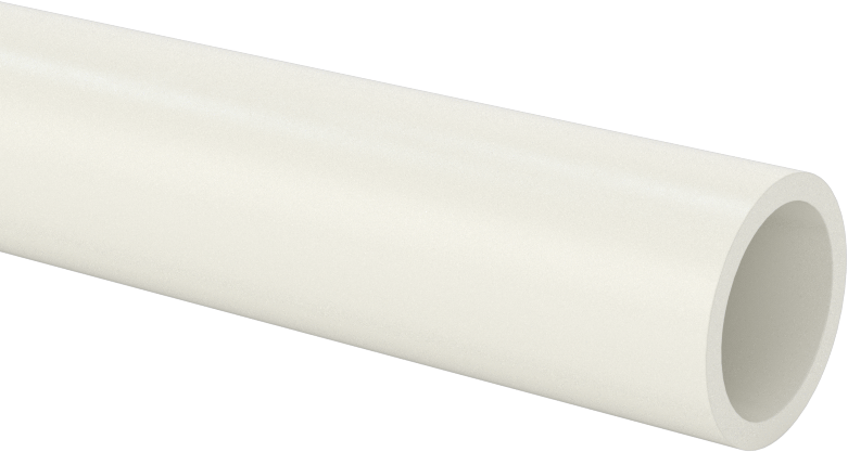 Gözeneksiz Seramik Alümina Tüp, 5/8" OD, 1/2" ID, 24 inç Uzunluk