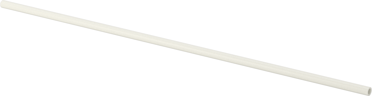 Gözeneksiz Seramik Alümina Tüp, 0.219" OD, 0.156" ID, 12" Uzunluk