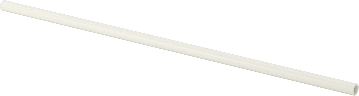 Gözeneksiz Seramik Alümina Tüp, 0.313" OD, 0.219" ID, 12" Uzunluk